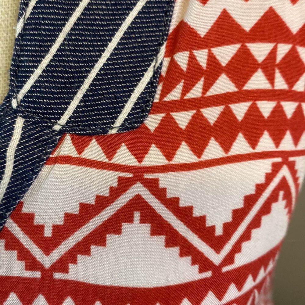 THML Red & Navy Patterned Tank Top - Picture 3 of 8